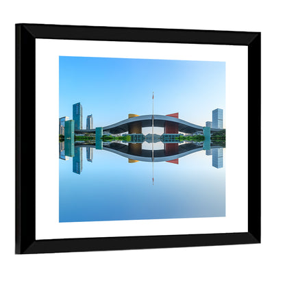 Shenzhen Civic Center at Sunrise Wall Art