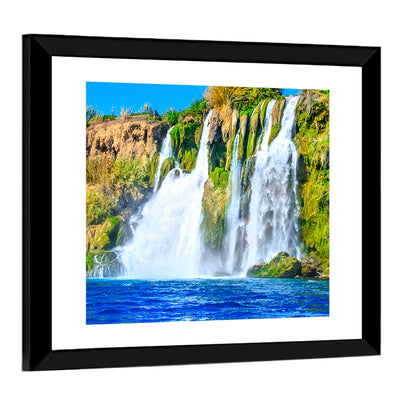 Duden Waterfalls Cliffside, Antalya Wall Art