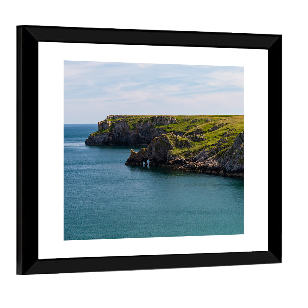 Barafundle Bay Clifftop and Sea Arch Wall Art