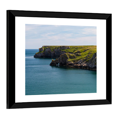 Barafundle Bay Clifftop and Sea Arch Wall Art