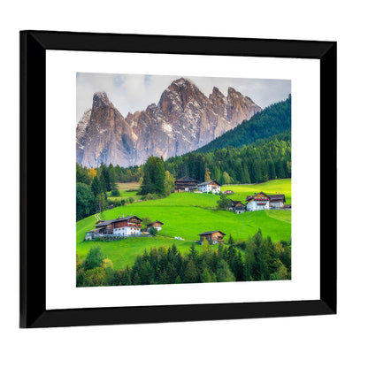 Santa Maddalena Village, Dolomites Wall Art