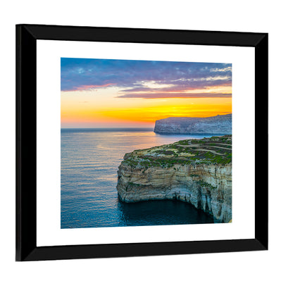 Dwejra Cliffs Sunset, San Lawrenz Wall Art