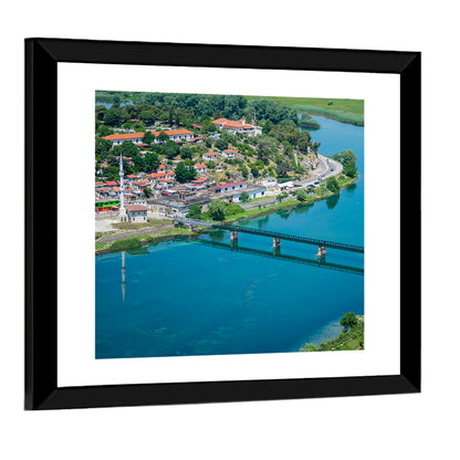 Rozafa Fortress Over Buna River Wall Art
