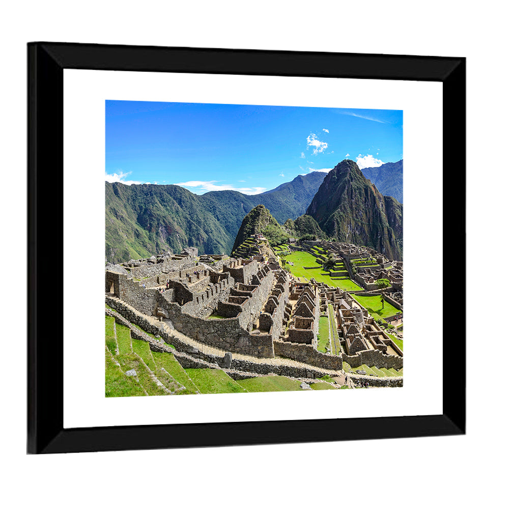 Machu Picchu in the Andes Wall Art