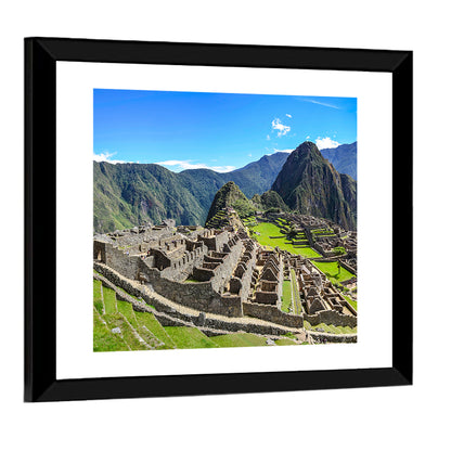 Machu Picchu in the Andes Wall Art