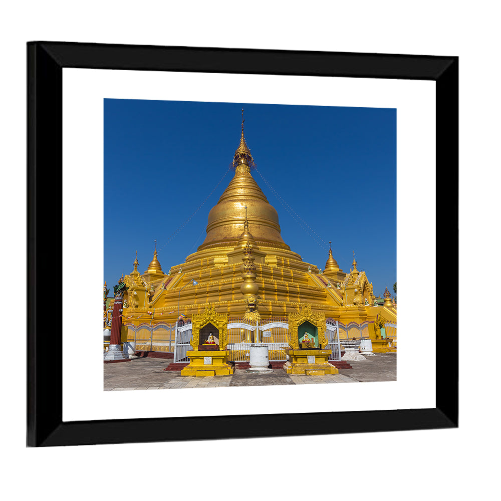 Kuthodaw Pagoda In Myanmar Wall Art