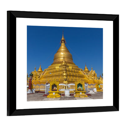 Kuthodaw Pagoda In Myanmar Wall Art