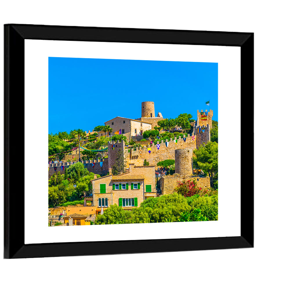 Capdepera Castle Hilltop View Wall Art