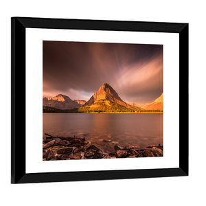 Mount Grinnell At Sunrise Wall Art