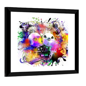 Glamour Music Artwork Wall Art