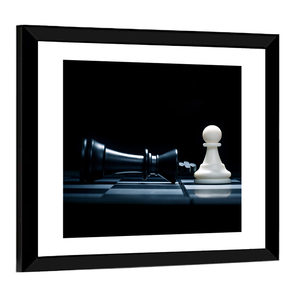Pawn and Fallen King Wall Art