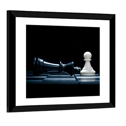 Pawn and Fallen King Wall Art