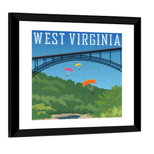 West Virginia Poster Wall Art