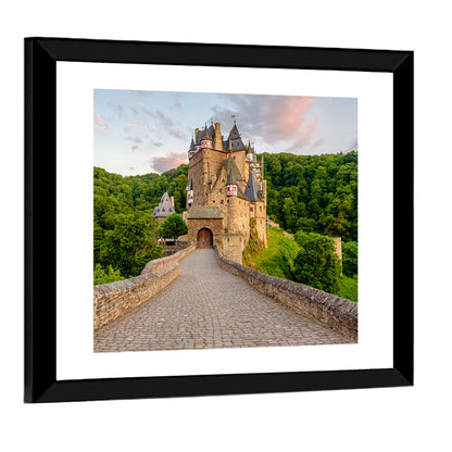 Eltz Castle at Dusk Wall Art