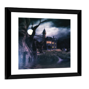 Haunted House Wall Art