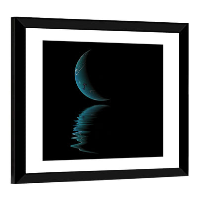 Surreal Planet Wall Art