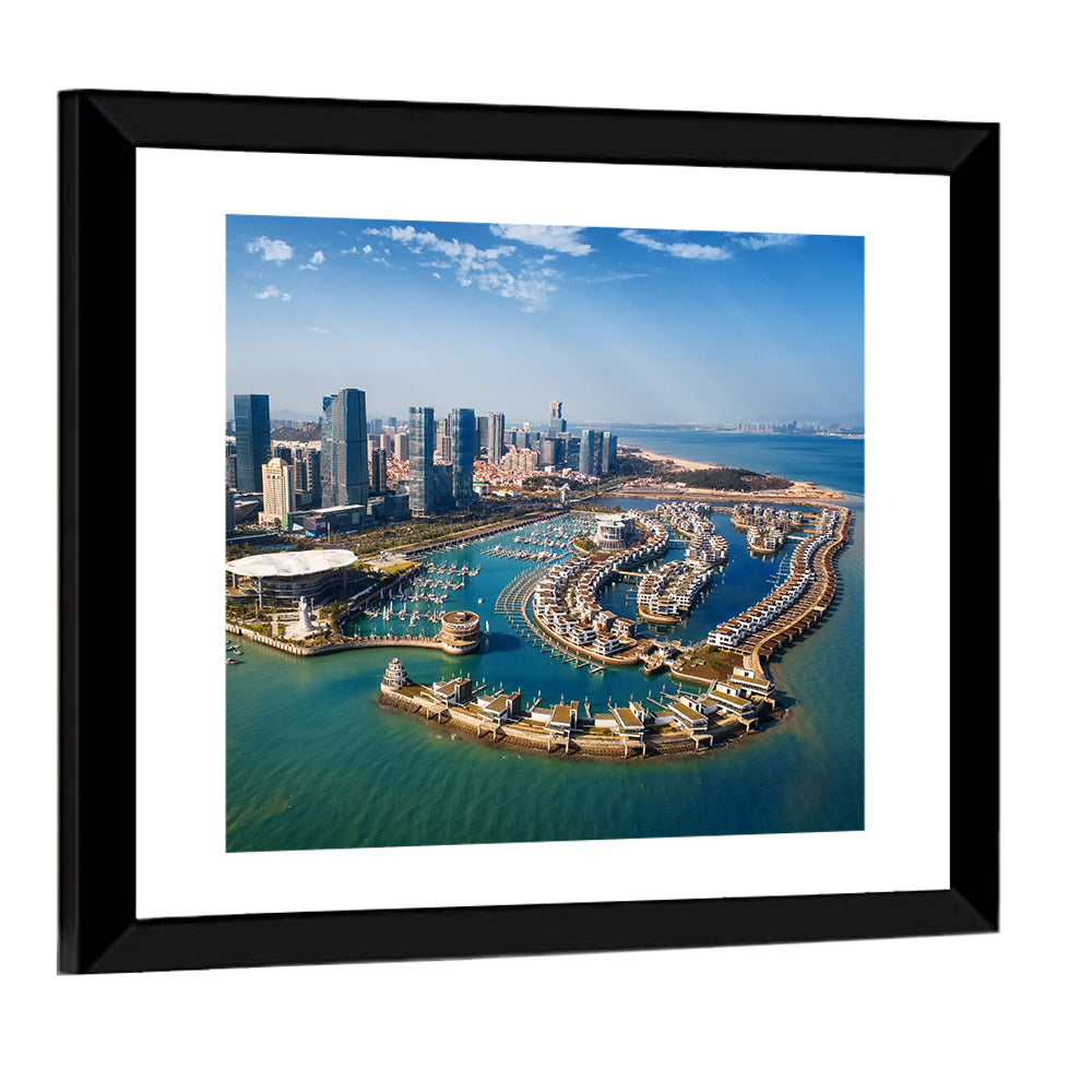 Xiamen Wuyuan Bay Skyline Wall Art