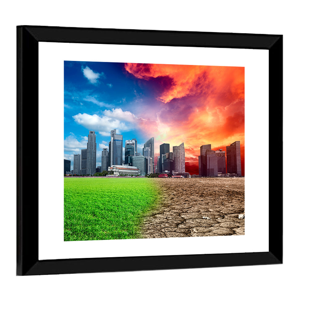 Marina Bay Climate Contrast Wall Art