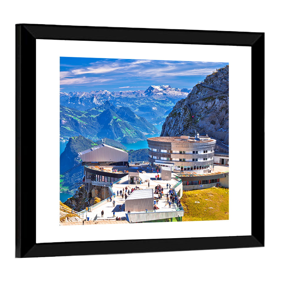 Mount Pilatus Kulm Summit View Wall Art