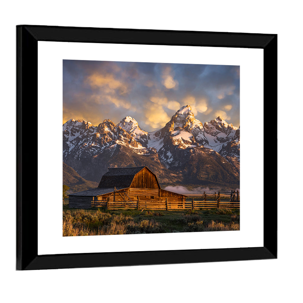 John Moulton Barn, Mormon Row Wall Art