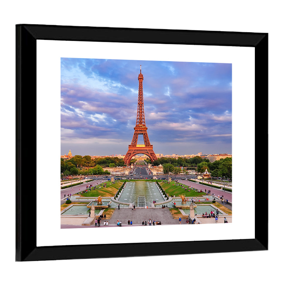 Eiffel Tower at Golden Hour Wall Art