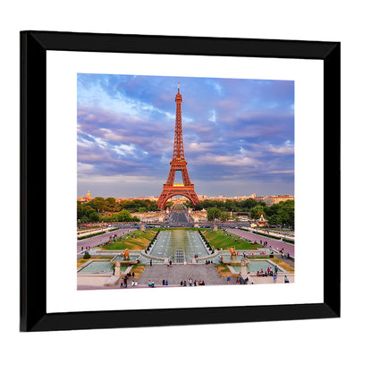 Eiffel Tower at Golden Hour Wall Art