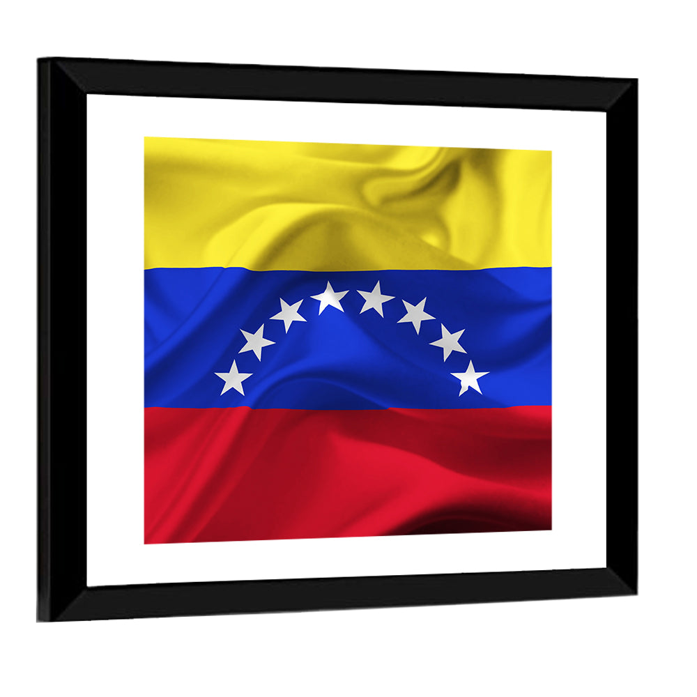 Venezuelan Flag with Stars Wall Art