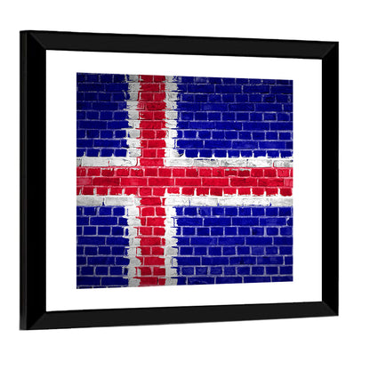 Iceland Flag Wall Art