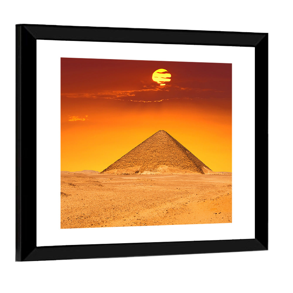 Dahshur Red Pyramid Wall Art