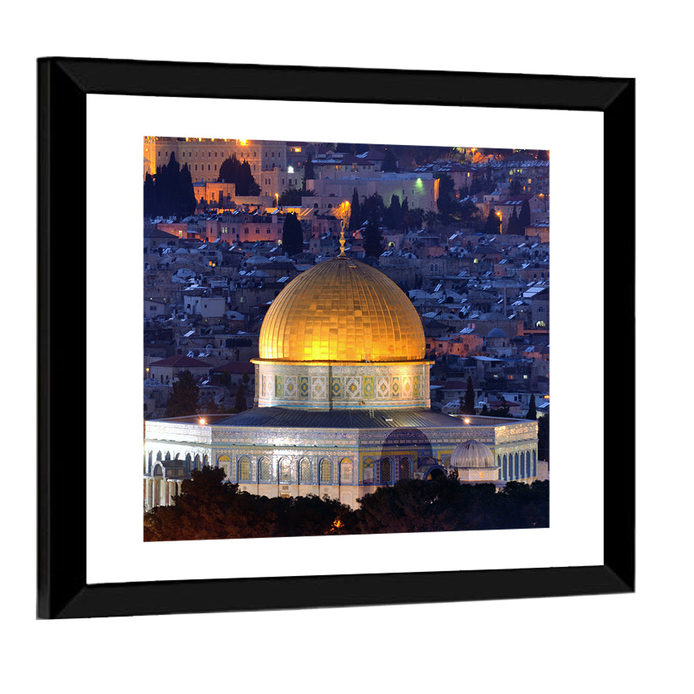 Golden Dome of the Rock, Jerusalem Wall Art