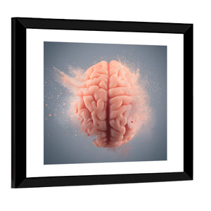 Human Brain CloseUp Wall Art