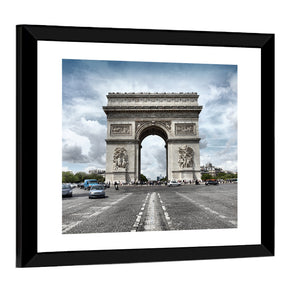 Famous Triumphal Arch Paris Wall Art