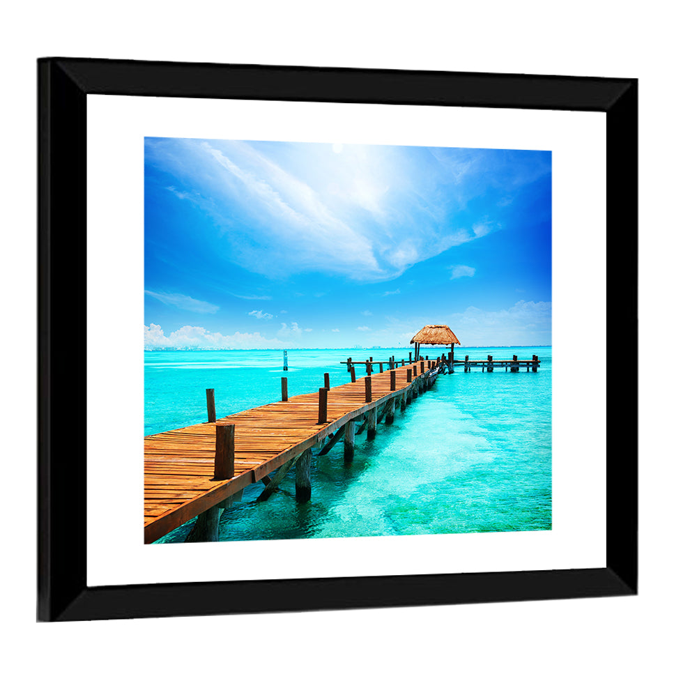 Isla Mujeres Jetty Wall Art