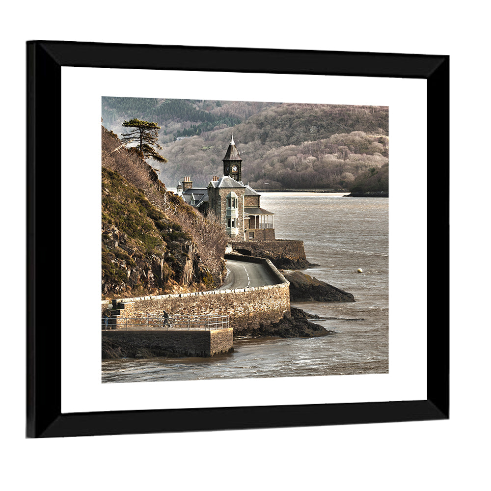Barmouth Clock Tower Coastal View Wall Art
