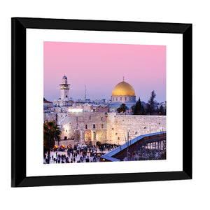 Dome Of The Rock & Western Wall Jerusalem Wall Art