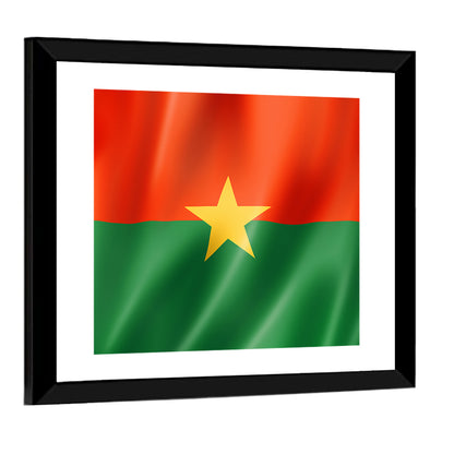 Flag Of Burkina Faso Wall Art