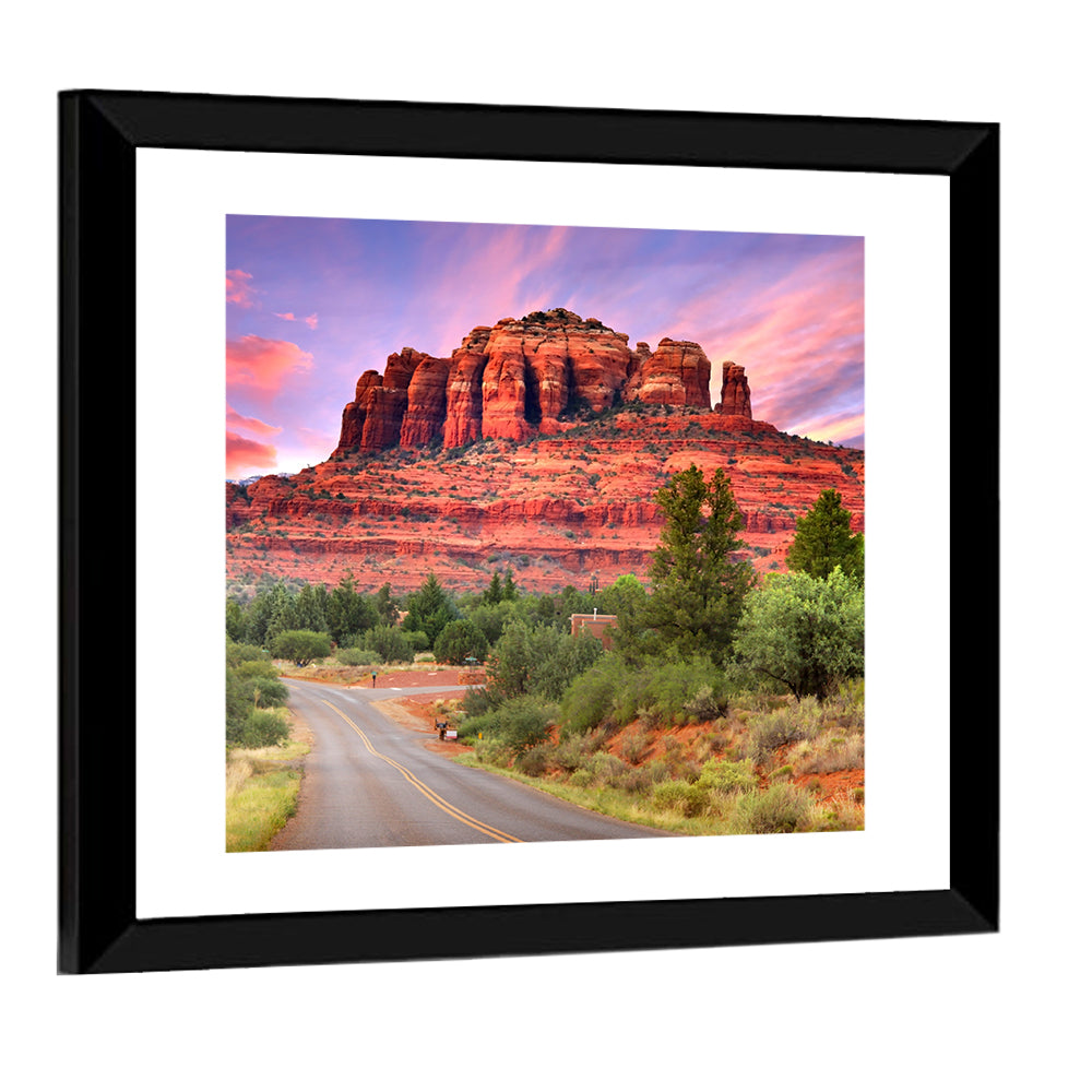 Scenic Drive Through Sedona Wall Art