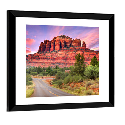 Drive Toward Cathedral Rock, Sedona Wall Art