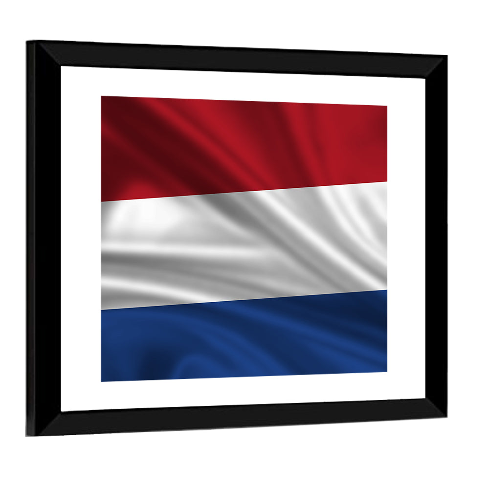 Dutch Tricolor Flag Wall Art