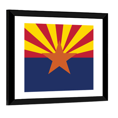 Flag Of Arizona State Wall Art