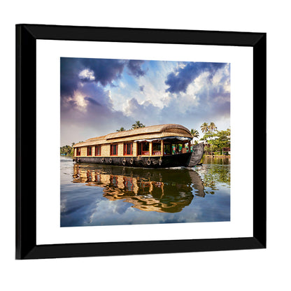 Alleppey Houseboat, Kerala Backwaters Wall Art