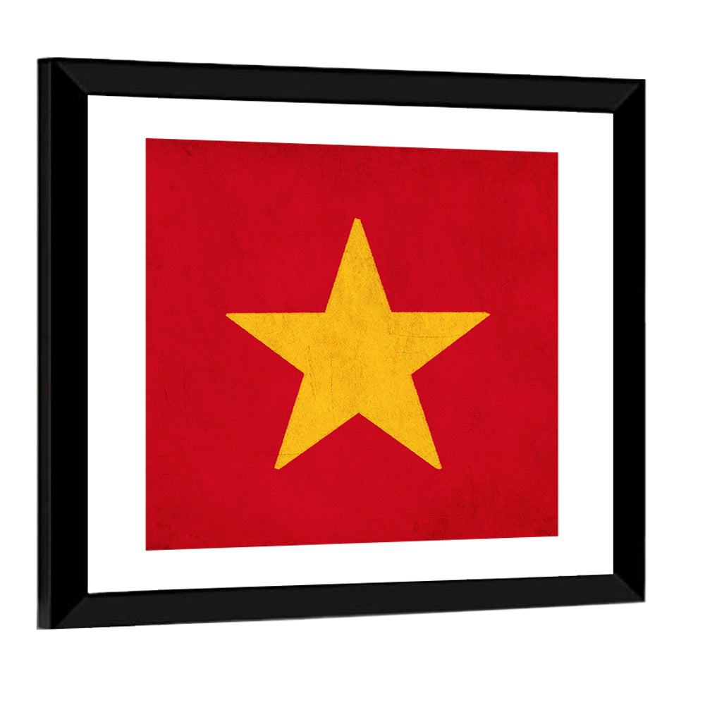 Vietnamese Flag Graphic Wall Art