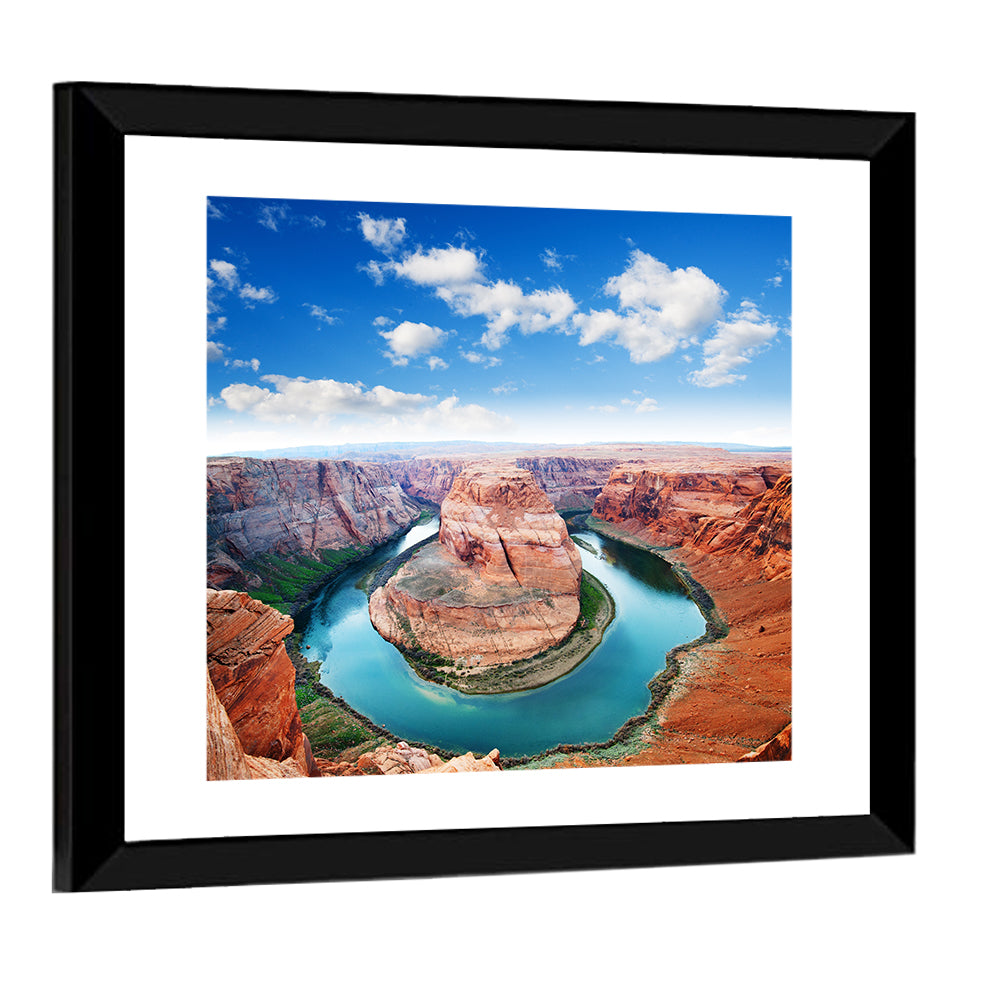 Horseshoe Bend Aerial, Page Arizona Wall Art
