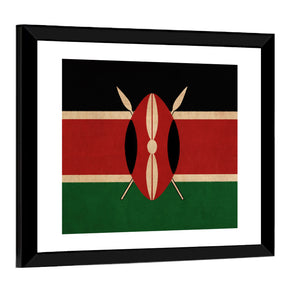 Flag Of Kenya Wall Art