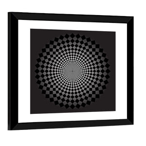 Optical Illusion Illustration Wall Art