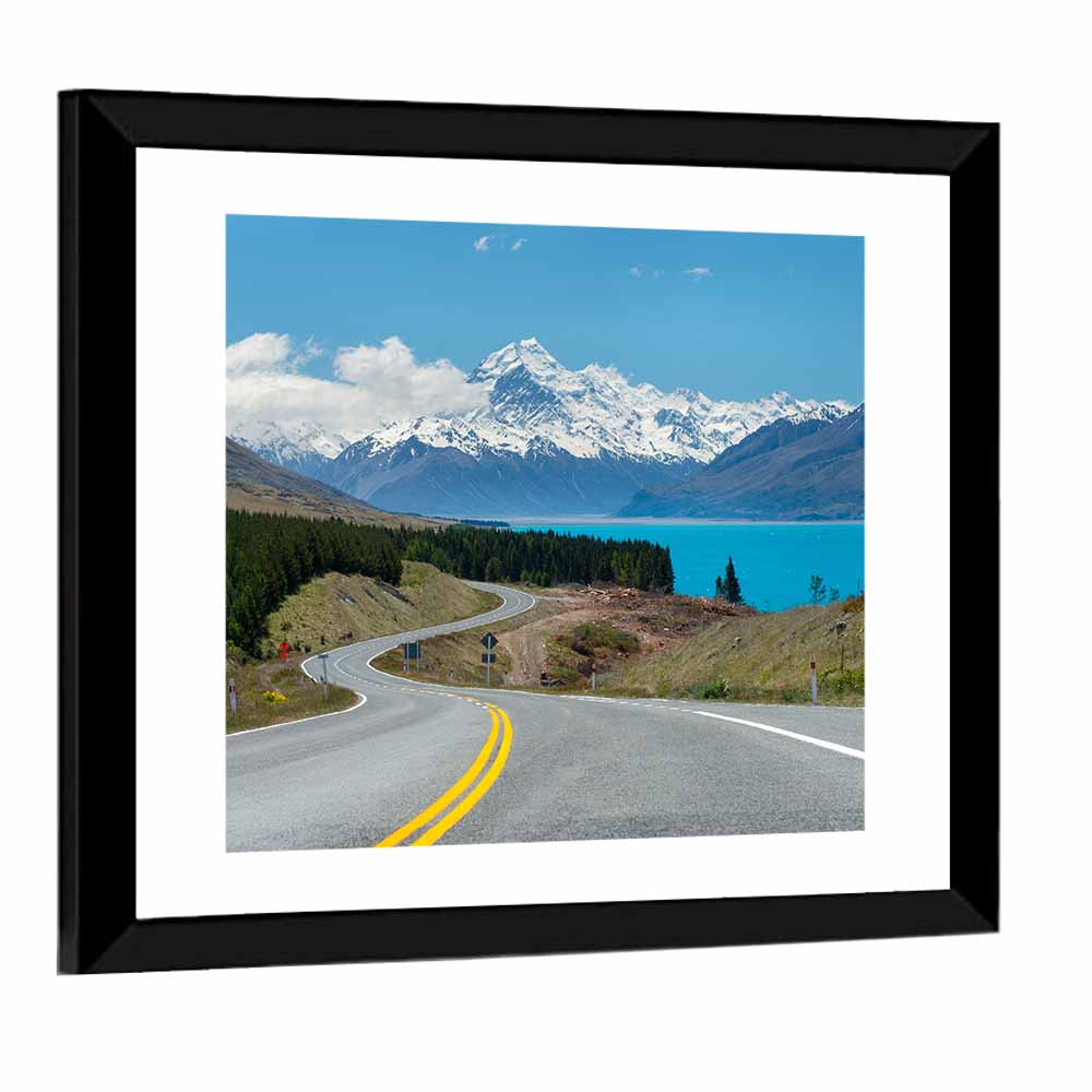 Road to Aoraki Mount Cook Wall Art