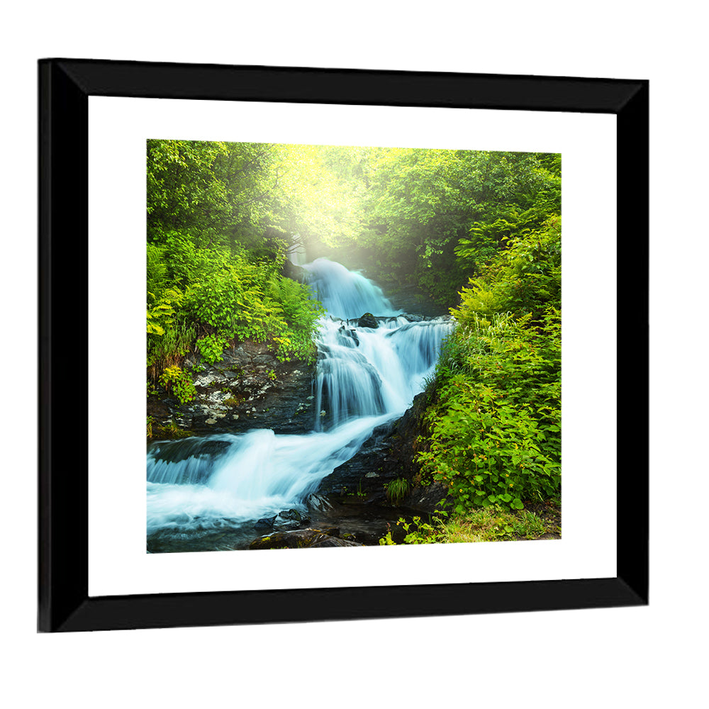 Forest Creek Waterfall Wall Art