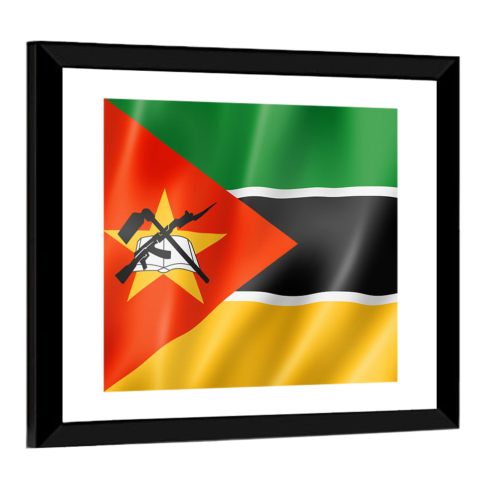 Mozambique National Flag Wall Art
