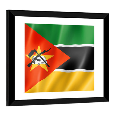 Flag Of Mozambique Wall Art