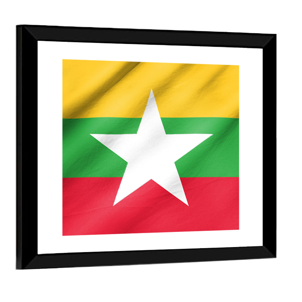 Flag Of Myanmar Wall Art